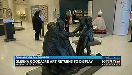 Glenna Goodacre art piece back on display