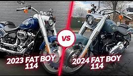 2024 Harley Davidson Fat Boy 114 Vs 2023 Harley Davidson Fat Boy 114