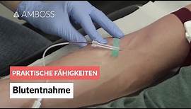 Blutentnahme - AMBOSS Video (Blut abnehmen / Venenpunktion / Blutabnahme)