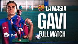 🍿 ENJOY GAVI'S PERFORMANCE AT LA MASIA AT THE AGE OF 13 | FULL MATCH 💎 | FC Barcelona