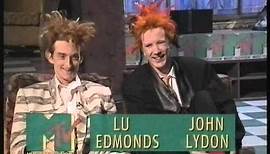 John Lydon Lu Edmonds Interview MTVE 12/09/87
