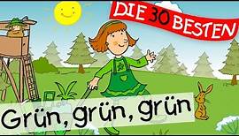 🏞️ Grün grün grün sind alle meine Kleider - Kinderlieder Klassiker zum Mitsingen || Kinderlieder