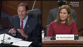 WATCH: Sen. Richard Blumenthal questions Supreme Court nominee Amy Coney Barrett