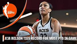 A’ja Wilson 53 POINTS 😮 Ties record for most in a game in WNBA history [HIGHLIGHTS]