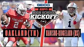 Oakland (TN) vs. Madison-Ridgeland (MS) Football - ESPN Broadcast Highlights