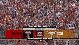 Texas Tech vs Texas Football Highlights