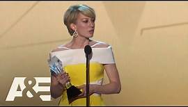 Carrie Coon Wins Best Actress in a Drama Series | 2016 Critics' Choice Awards | A&E
