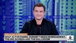 ABC News Live - Actor Daniel Durant discusses what it...