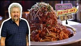 Guy Fieri Eats a 10-OZ. MEATBALL & Chicken Parm in Utah | Diners, Drive-Ins and Dives | Food Network