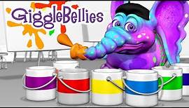 Colors Of The Rainbow | Learning Songs | GiggleBellies
