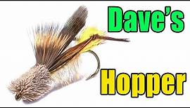 Dave's Hopper Fly Tying - Dave Whitlock Fly Pattern