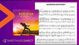 Bohemian Rhapsody Sheet Music - Queen - Piano Solo