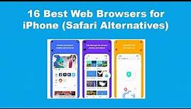 16 Best Web Browsers for iPhone Safari Alternatives
