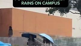 POV: It Actually Rains on Campus