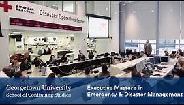 Master's in Emergency & Disaster Management at Georgetown University