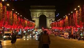 Video. Weihnachtliches Paris: Champs-Elysées erstrahlen in Rot