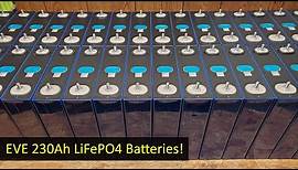 EVE 230Ah 3.2V LiFePO4 Prismatic Batteries (Shenzhen Basen)