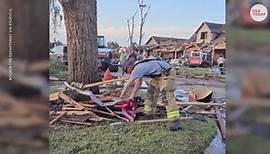 Multiple are dead, dozens injured in Texas tornado as severe storms sweep across the South