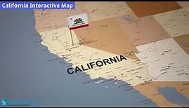 Where is California in the US and and Cities Map of California