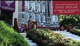 The Inauguration of Tania Tetlow as the 33rd President of Fordham University