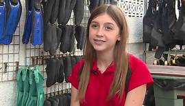 Ellie May Craig se convierte a los 12 años en la maestra buceadora más precoz del mundo