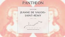 Jeanne de Valois-Saint-Rémy Biography | Pantheon