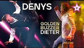 Denys bekommt für seine waghalsige Performance Dieters goldenen Buzzer! 🥇 | Das Supertalent 2024