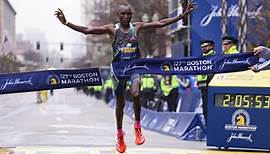 Kenyans Evans Chebet and Hellen Obiri win the 127th edition of the Boston Marathon