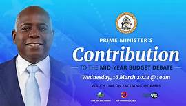 Prime Minister Hon. Philip Davis Contribution to the mid-year budget debate.