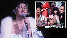 Jazz singer Morgana King performs ‘C’è la luna mezzo mare’ in classic Godfather wedding scene