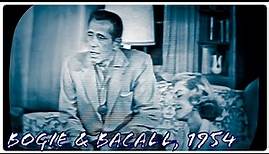 Humphrey Bogart & Lauren Bacall Interview at Home (1954)