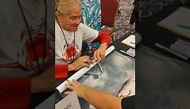Susan Backlinie (1st Kill in Jaws) girl swimming, at Day's of the Dead Indianapolis 2021