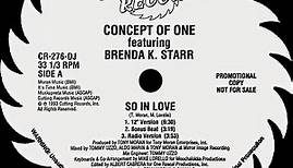 Concept Of One Featuring Brenda K. Starr - So In Love