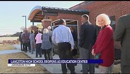 Langston high school reopens as education center