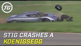 Stig Crashes Koenigsegg CCX (HQ) | Top Gear | Series 8 | BBC