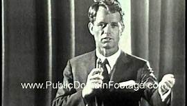 Robert F. Kennedy speech at Columbia University 1964 - RFK speaking