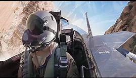Crazy US Air Force Pilot Fly its Massive F-15 Through Narrow Canyons