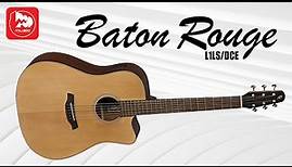 BATON ROUGE L1LS/DCE - электроакустическая гитара дредноут