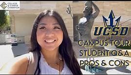 2022 UC San Diego (UCSD) Campus Tour + Student Question & Answer (PROS, CONS, college to choose)