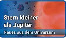 Stern kleiner als Jupiter • Größenvergleich im Universum • pp-Kette und CNO-Zyklus | Josef M. Gaßner