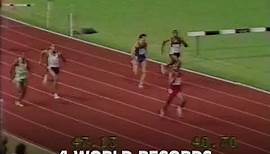 Edwin Moses - 400m Hürden 1983 - Weltklasse Zürich Magic Moments 11