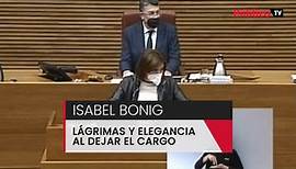 Las lágrimas y la elegancia de Isabel Bonig al dejar su cargo - PTV