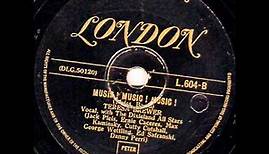 Teresa Brewer - Music! Music! Music! on 1950 London 78 rpm record.