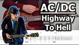 AC/DC - Highway To Hell | Guitar Tabs Tutorial