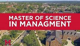 Miami Online Master of Science in Management