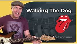Walking the Dog by the Rolling Stones | Easy Guitar Lesson