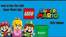Using The LEGO Super Mario App 2