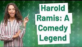 Did Harold Ramis pass away?