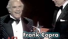 Frank Capra Accepts the 10th AFI Life Achievement Award in 1982