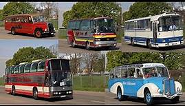 6. Europatreffen historischer Omnibusse: Ein und Ausfahrt der Busse in Speyer